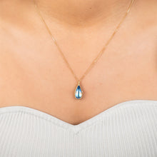 One-Of-A-Kind Blue Flash Moonstone Necklace