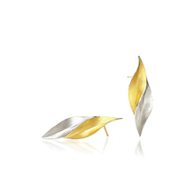 duel tone embrace earrings