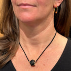 double fisherman knot necklace