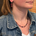 Smooth, Mixed-Color Spinel Beaded Necklace