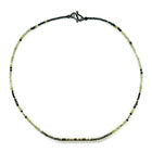Green and Brown Diamond Necklace