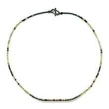 Green and Brown Diamond Necklace