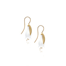carved white opal blossom earrings