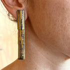 linear detachable earrings