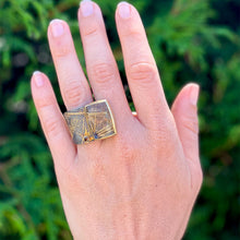 rutilated quartz ring