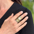 Quartz Crystal in Quartz Ring