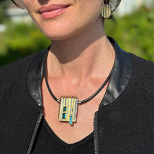 Tourmaline and Diamond "Clasp"