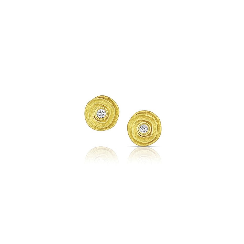spiral "maze" earrings