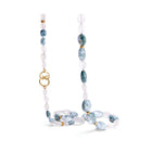 moonstone, opal and diamond necklace
