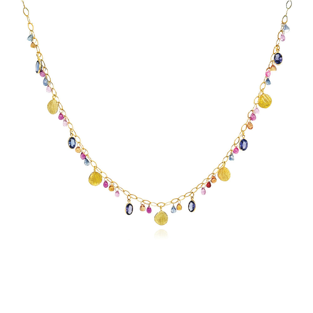Rainbow Charm Necklace