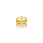 zipper ring with diamonds