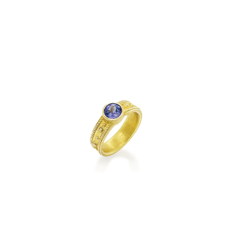 Granulated Tanzanite Ring