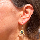 blue zircon earrings