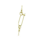 Magenta Tourmaline Slice Bezel Necklace