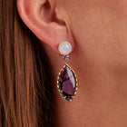 "Classic Smalls" with Zoned Amethyst, Chalcedony and Purple Spinel