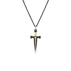 dagger pendant with diamond