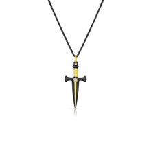 dagger pendant with diamond