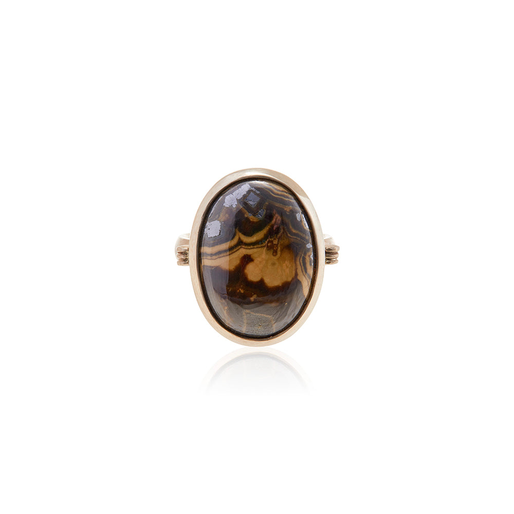 large oval Schlmenblende ring