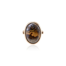 large oval Schlmenblende ring