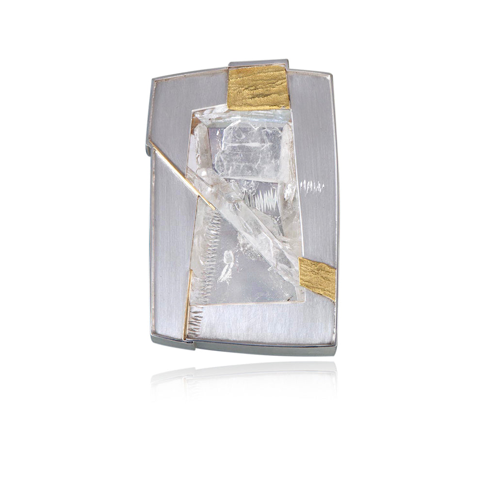 "Coded" Brooch