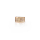 Exterior Snakeskin Cigar Band in 14K Yellow Gold