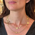 34" Hydrangea Petal Necklace