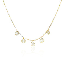 5 diamond necklace