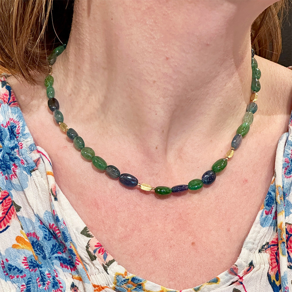 Kornerupine Beaded Necklace
