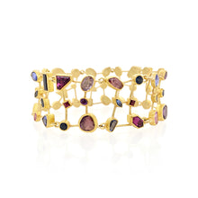 Purple and Blue Multi-Stone Bracelet