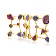 Purple and Blue Multi-Stone Bracelet