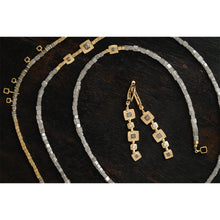 "Library Collection" Diamond Cube Necklace