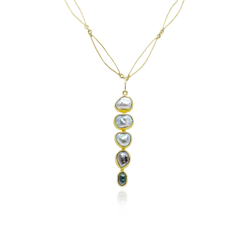 5 Keshi Pearl Pendant