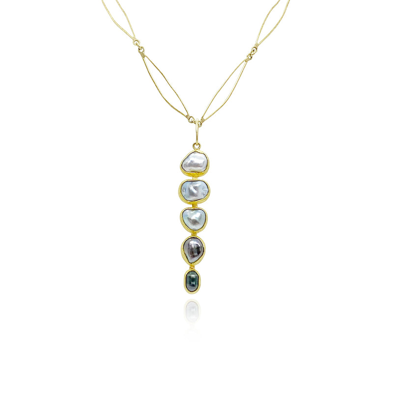 5 Keshi Pearl Pendant