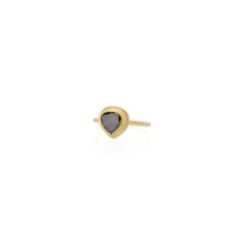 Tear-Shaped Chocolate Diamond Ring