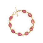 Rose-Cut Pink Sapphire Bracelet