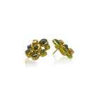 Mosaic Diamond Earrings in 22K/18K