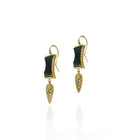 carved onyx earrings