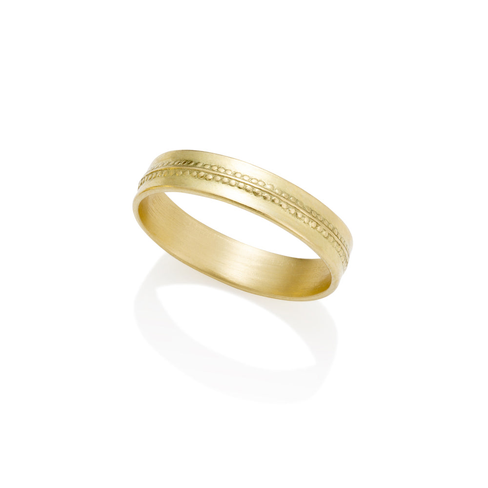 Sand Significance Ring, 18K Gold (Small)