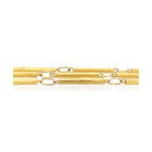 Gold Tubes Necklace, Medium