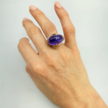 Tanzanite Claw Set Ring with Crownwork