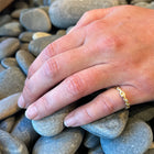wave ring with diamonds