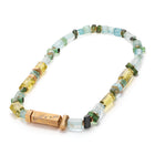 Mixed Beryl, Aquamarine and Tourmaline Vario Clasp Necklace