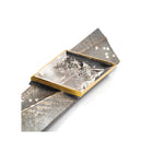 munsteiner-cut rock crystal brooch