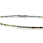 Green and Brown Diamond Necklace