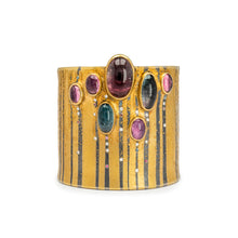 pink tourmaline cuff