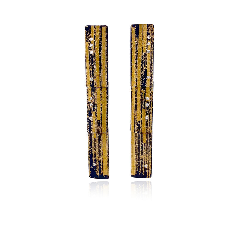 Linear Earrings with Detachable Segments