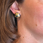 "Under the Sea" Starfish Earrings with Tourmalines