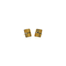 klimt stud earrings