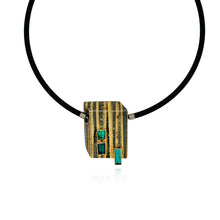 Tourmaline and Diamond "Clasp"