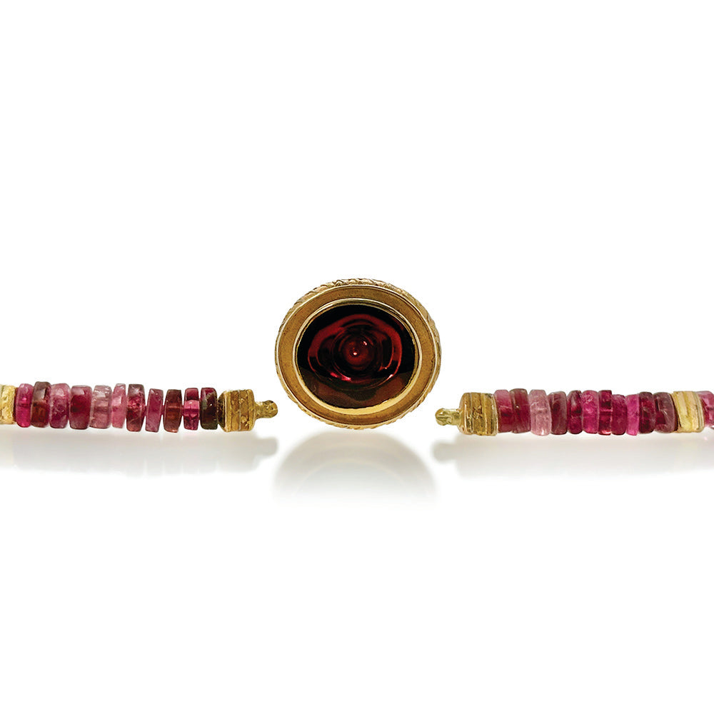 Rubellite Tourmaline Necklace